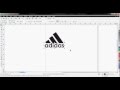 Tutorial CorelDraw : cara membuat logo adidas