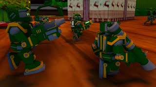 Green Army Men vs Orange Army Men - Attack on Toys Cinematic Battle