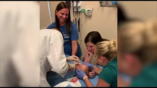 'Baby Shark' Just What Doctor Ordered To Help Child Get Through Stitches