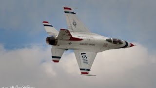 USAF Thunderbirds Double Sneak Pass