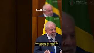 Lula sem meias-palavras: é genocídio na Palestina