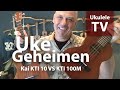 Vergelijking gelamineerd Kai KTI 10 VS solid top - Kai KTI 100M Ukuleleplein TV - ukulele geheimen