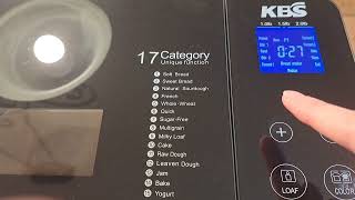 KBS Bread Machine: Bake Function!! MBF-010