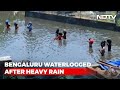 Heavy Rain In Bengaluru Causes Waterlogging, Traffic Jams