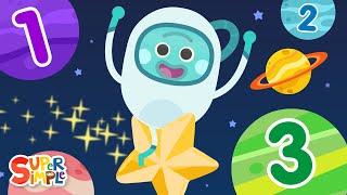 8 Little Planets | Counting Song With The Bumble Nums! | Super Simple Songs