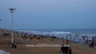 Rama Krishna Beach, one of the most aspiring tourist spots in Vizag