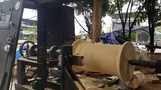 CNC WOOD LATHE การกลึงลูกนั่งด้วยเครื่องกลึงไม้ระบบ CNC