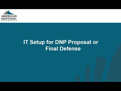 Doctor Of Nursing Practice (DNP) Defense IT Setup - YouTube