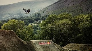 BMX Riders Get Huge Air on Dirt Quarterpipes