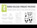 MFT March Release Product Previews | 4 More Days Until the New Release!