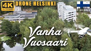 VUOSAARI ILMASTA 🚁 Columbukselta Pohjoiseen ➡️ 4K Drone Flight in Helsinki #vuosaari #helsinki