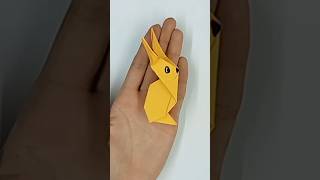 origami rabbit 🐰 #craft #art #origami #diy #shortsviral #shorts