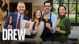 Ross Mathews and Pilar Valdes Tour America's Test Kitchen with Dan Souza | The Drew Barrymore Show