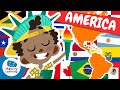 CURIOSIDADES DE AMÉRICA | Historia para Niños | Happy Learning 🇦🇷🇲🇽🇺🇸🇨🇦