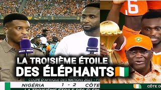 🇨🇮 champion d'Afrique la Côte d'Ivoire 2-1 Nigéria ! finale Can 2024