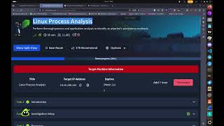 Linux Process Analysis TryHackMe WalkThrough