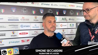 Post Atl.Ascoli-Fermana:0-1 Le parole di Mister Seccardini