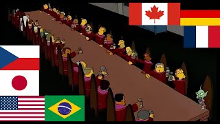 The Simpsons Multilanguage: The Stonecutters' Song in 7 Languages