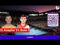 en vivo dominik koepfer vs ignacio buse australian open 2025