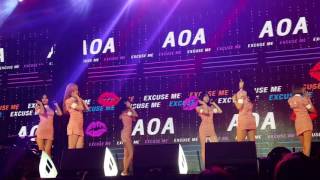 Fancam 170411 AOA Excuse Me (Show DC summer fest 'Street Party')