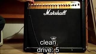 Marshall MG100DFX demo