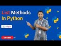 List Methods in Python | Python Tutorials - 2022 | Codegnan