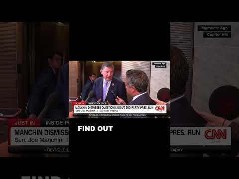 Sen. Joe Manchin On Going To New Hampshire With No Labels - YouTube