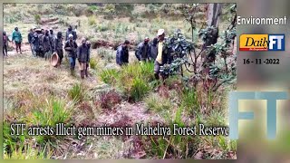 STF arrests Illicit gem miners in Maheliya Forest Reserve