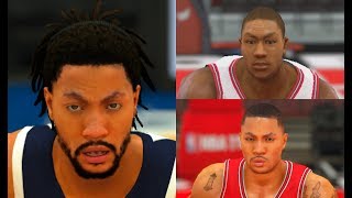 Derrick Rose Evolution from NBA 2K9 to NBA 2K19!