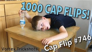 How long will it take to get 1,000 CAP FLIPS!?!? (Watch till the end for an EPIC flip!)