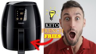 I made these CRISPY KETO French Fries in my Air Fryer