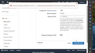AWS API Gateway - Path Parameters