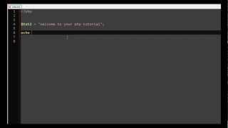 php tutorial- 4 string variable. strlen()