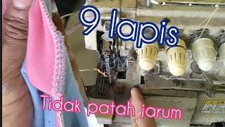 penyebab mesin obras patah jarum anyaman mesin obras 9 lapis