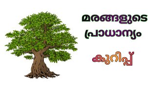 #മരങ്ങളുടെ പ്രാധാന്യം#Importance of trees in Malayalam #Trees #മരങ്ങൾ #കുറിപ്പ്