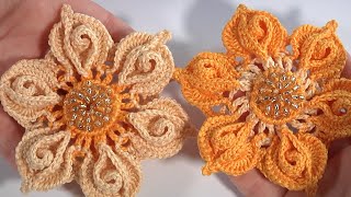 Guess What is This/ Decorated any PRODUCT/Delicate Curls in a CROCHET FLOWER