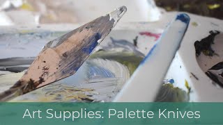 How to Use Palette Knife Painting for Beginners - Plastic Palette Knives / Wooden Palette Knives?