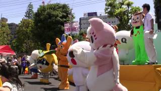 20140517 調布観光フェスティバル　ゆるキャラ調布五種競技 ・シンクロ的な何か