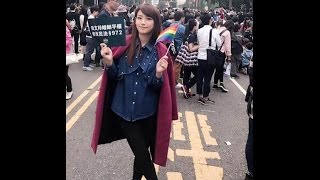 喇舌阿中女主播 洪藜恩現身挺婚姻平權