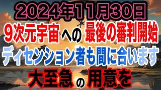 【最後の審判開始】2024年11月30日 全人類の0.001%だけが指名されます。九次元宇宙への扉が特別開放されます。至急準備をお願いします！ディセンションしたあなたでもまだ間に合います【プレアデス】