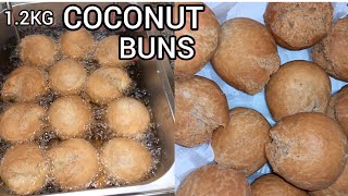 1.2KG COCONUT BUNS RECIPE | NIGERIAN BUNS WITH COCONUT MILK #mfalh #coconut #buns #nigeria #thvc