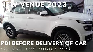 PDI before delivery of car || All new hyundai Venue 2023 || pre-delivery inspection || VC Vlogs