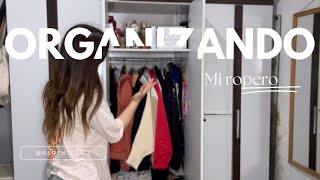 LIMPIEZA Y ORGANIZACIÓN DE MI ROPERO🧺|| cambio de estación..