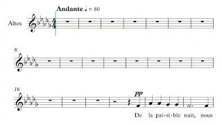 Cantique de Jean Racine - Alto