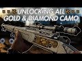 UNLOCKING GOLD AND DIAMOND CAMO FOR SNIPER RIFLES IN 1 GAME! (WW2 Unlocking Chrome Camo)