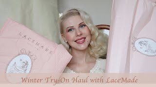 Winter Try-On Haul with LaceMade l Vintage Inspired wardrobe