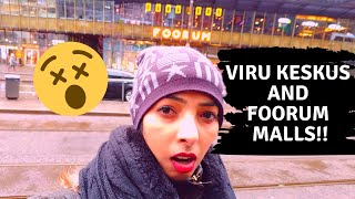 Viru Keskus and Foorum!! Wandering the Malls in Tallinn...