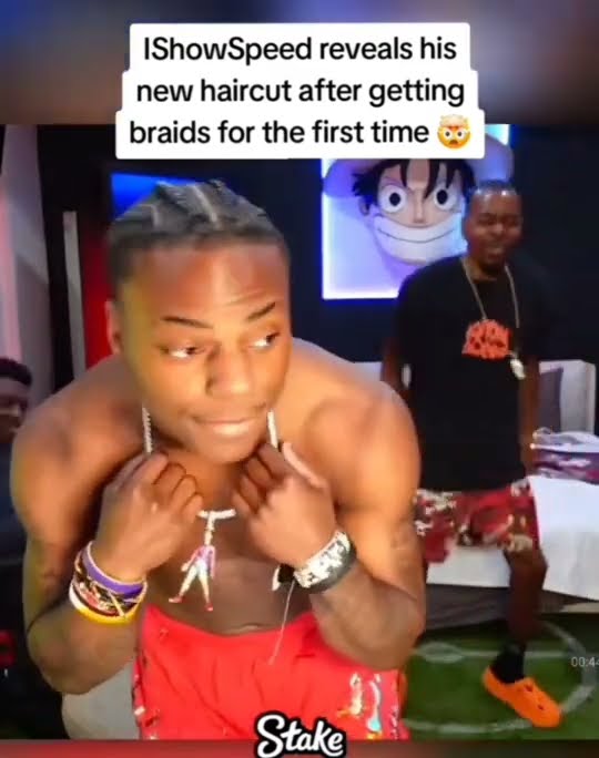 Ishowspeed Shows Of His New Hairstyle рџґ Ishowspeed Ishowspeedshorts
