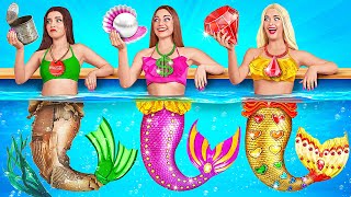 Rich vs Broke vs Giga Rich Mermaid by Multi DO Challenge