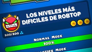 Los NIVELS OFICIALES más DIFICILES | Geometry Dash